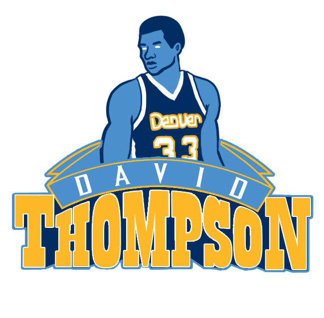 Denver Nuggets David Thompson Logo iron on transfers